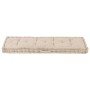 Cojín para palés algodón beige 120x40x7 cm von , Kissen für Stühle und Sofas - Ref: Foro24-48679, Preis: 53,95 €, Rabatt: %