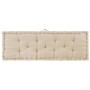 Cojín para palés algodón beige 120x40x7 cm von , Kissen für Stühle und Sofas - Ref: Foro24-48679, Preis: 53,95 €, Rabatt: %