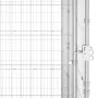 Hundezwinger aus verzinktem Stahl für den Außenbereich 24,2 m² (24,2 m²) von vidaXL, Hundehütten und Zäune - Ref: Foro24-3082...