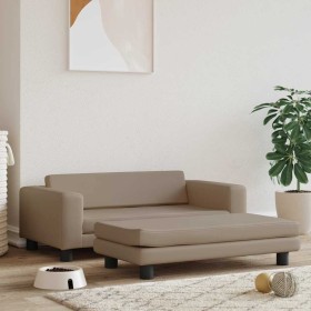 Cama de perros extensión cuero sintético capuchino 100x50x30 cm von , Betten für Hunde - Ref: Foro24-172030, Preis: 128,53 €,...
