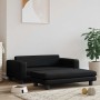 Cama de perros con extensión cuero sintético negro 100x50x30 cm by , Beds for dogs - Ref: Foro24-172026, Price: 127,17 €, Dis...