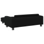 Cama de perros con extensión cuero sintético negro 100x50x30 cm by , Beds for dogs - Ref: Foro24-172026, Price: 127,17 €, Dis...