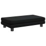 Cama de perros con extensión cuero sintético negro 100x50x30 cm by , Beds for dogs - Ref: Foro24-172026, Price: 127,17 €, Dis...
