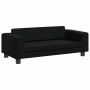 Cama de perros con extensión cuero sintético negro 100x50x30 cm by , Beds for dogs - Ref: Foro24-172026, Price: 127,17 €, Dis...