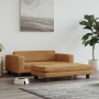 Cama para perros con extensión terciopelo marrón 100x50x30 cm | Foro24.es | Tu tienda online para hogar, jardín y más Foro24.es