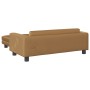 Cama para perros con extensión terciopelo marrón 100x50x30 cm | Foro24.es | Tu tienda online para hogar, jardín y más Foro24.es