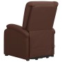Sillón elevable cuero sintético marrón by , Armchairs - Ref: Foro24-329687, Price: 325,16 €, Discount: %