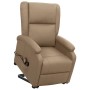 Sillón de masaje elevable cuero sintético color capuchino | Foro24.es | Tu tienda online para hogar, jardín y más Foro24.es