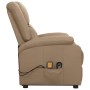 Sillón de masaje elevable cuero sintético color capuchino | Foro24.es | Tu tienda online para hogar, jardín y más Foro24.es