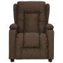 Sillón reclinable de tela marrón by , Armchairs - Ref: Foro24-339052, Price: 214,00 €, Discount: %
