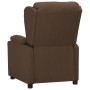 Sillón reclinable de tela marrón by , Armchairs - Ref: Foro24-339052, Price: 214,00 €, Discount: %