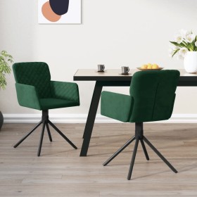 Sillas de comedor giratorias 2 unidades