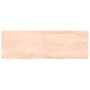 Estante de pared madera maciza roble sin tratar 120x40x(2-4) cm by , Shelves and shelves - Ref: Foro24-363574, Price: 51,44 €...