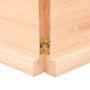 Estante de pared madera maciza roble sin tratar 120x40x(2-4) cm by , Shelves and shelves - Ref: Foro24-363574, Price: 51,44 €...