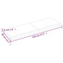 Estante de pared madera maciza roble sin tratar 120x40x(2-4) cm by , Shelves and shelves - Ref: Foro24-363574, Price: 51,44 €...