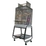 Strong Jaula para loros Villa Aurelia gris Silverstone 56x43x154 cm | Foro24.es | Tu tienda online para hogar, jardín y más Foro24.es