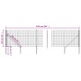Cerca de alambre con pinchos de anclaje verde 1x25 m von , Zaunpaneele - Ref: Foro24-154137, Preis: 167,90 €, Rabatt: %