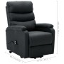 Sillón elevable tela gris oscuro | Foro24.es | Tu tienda online para hogar, jardín y más Foro24.es