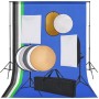 Kit estudio fotográfico softbox, sombrillas, fondo y reflector by , Flashes and studio lighting - Ref: Foro24-3067104, Price:...