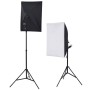 Kit estudio fotográfico softbox, sombrillas, fondo y reflector by , Flashes and studio lighting - Ref: Foro24-3067104, Price:...