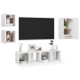 Set de muebles de salón TV 5 piezas madera de ingeniería blanco von , TV-Möbel - Ref: Foro24-3078695, Preis: 146,40 €, Rabatt: %