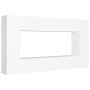 Set de muebles de salón TV 8 piezas madera de ingeniería blanco von , TV-Möbel - Ref: Foro24-3078669, Preis: 303,17 €, Rabatt: %