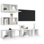 Set de muebles de salón TV 4 piezas madera de ingeniería blanco von , TV-Möbel - Ref: Foro24-3078710, Preis: 158,78 €, Rabatt: %