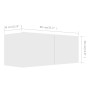 Set de muebles de salón TV 4 piezas madera de ingeniería blanco von , TV-Möbel - Ref: Foro24-3078710, Preis: 158,78 €, Rabatt: %