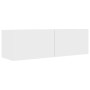 Set de mueble para TV de 9 piezas madera de ingeniería blanco by , TV Furniture - Ref: Foro24-3078738, Price: 422,92 €, Disco...