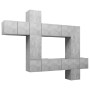 Set de muebles de salón 10 pzas madera ingeniería gris hormigón de , Muebles TV - Ref: Foro24-3079157, Precio: 272,78 €, Desc...