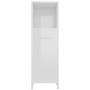 Armario de baño madera contrachapada blanco brillo 30x30x95 cm de , Muebles de baño - Ref: Foro24-802594, Precio: 65,73 €, De...