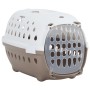 Trasportín de mascotas PP blanco y marrón 50x34,5x32 cm by , Pet carriers and boxes - Ref: Foro24-171804, Price: 28,92 €, Dis...