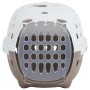 Trasportín de mascotas PP blanco y marrón 50x34,5x32 cm by , Pet carriers and boxes - Ref: Foro24-171804, Price: 28,92 €, Dis...