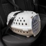 Trasportín de mascotas PP blanco y marrón 50x34,5x32 cm by , Pet carriers and boxes - Ref: Foro24-171804, Price: 28,92 €, Dis...