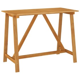 Mesa alta de jardín madera maciza de acacia 140x70x104 cm von , Gartentische - Ref: Foro24-312409, Preis: 189,45 €, Rabatt: %