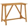 Mesa alta de jardín madera maciza de acacia 140x70x104 cm de , Mesas de jardín - Ref: Foro24-312409, Precio: 189,45 €, Descue...