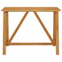 Mesa alta de jardín madera maciza de acacia 140x70x104 cm de , Mesas de jardín - Ref: Foro24-312409, Precio: 189,45 €, Descue...