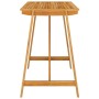 Mesa alta de jardín madera maciza de acacia 140x70x104 cm de , Mesas de jardín - Ref: Foro24-312409, Precio: 189,45 €, Descue...