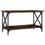 Mesa de centro madera y hierro roble ahumado 80x45x45 cm von , Couchtisch - Ref: Foro24-823324, Preis: 50,03 €, Rabatt: %