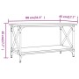 Mesa de centro madera y hierro roble ahumado 80x45x45 cm von , Couchtisch - Ref: Foro24-823324, Preis: 50,03 €, Rabatt: %