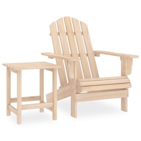 Silla con otomana y mesa jardín Adirondack abeto macizo von , Gartensets - Ref: Foro24-315922, Preis: 86,10 €, Rabatt: %