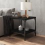 Mesa de centro madera contrachapada negro 50x50x40 cm von , Couchtisch - Ref: Foro24-819372, Preis: 42,42 €, Rabatt: -5%%