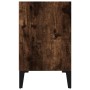 Mesita de noche con patas de metal roble ahumado 40x30x50 cm von , Nachttische - Ref: Foro24-813104, Preis: 32,44 €, Rabatt: ...