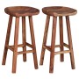 Taburetes de barra de cocina 2 unidades madera maciza de acacia von , Küchenhocker - Ref: Foro24-244247, Preis: 211,65 €, Rab...