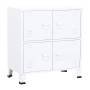 Baúl de almacenaje industrial acero blanco 75x40x80 cm von , Aufbewahrungskisten - Ref: Foro24-339626, Preis: 128,14 €, Rabat...