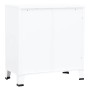 Baúl de almacenaje industrial acero blanco 75x40x80 cm von , Aufbewahrungskisten - Ref: Foro24-339626, Preis: 128,14 €, Rabat...