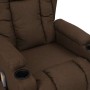 Sillón de masaje elevable de tela marrón by , Electric massage chairs - Ref: Foro24-3093437, Price: 307,24 €, Discount: %