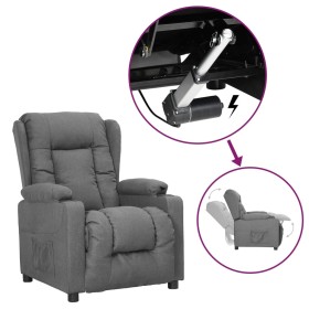Sillón elevable tela gris claro by , Armchairs - Ref: Foro24-3093423, Price: 280,07 €, Discount: %