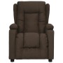Sillón elevable tela marrón oscuro by , Armchairs - Ref: Foro24-3093428, Price: 271,11 €, Discount: %