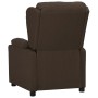 Sillón elevable tela marrón oscuro by , Armchairs - Ref: Foro24-3093428, Price: 271,11 €, Discount: %